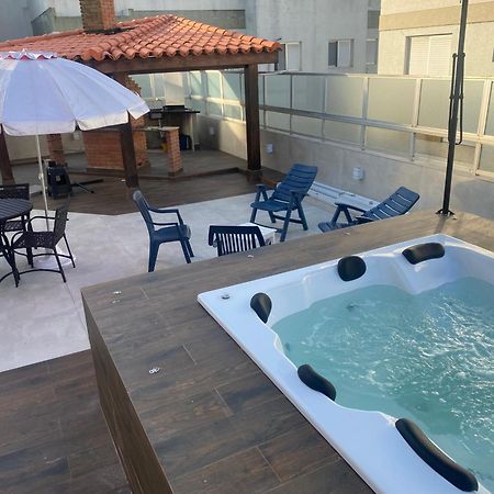 Cobertura Guaruja Apto Com Jacuzzi E Churrasqueira Dış mekan fotoğraf