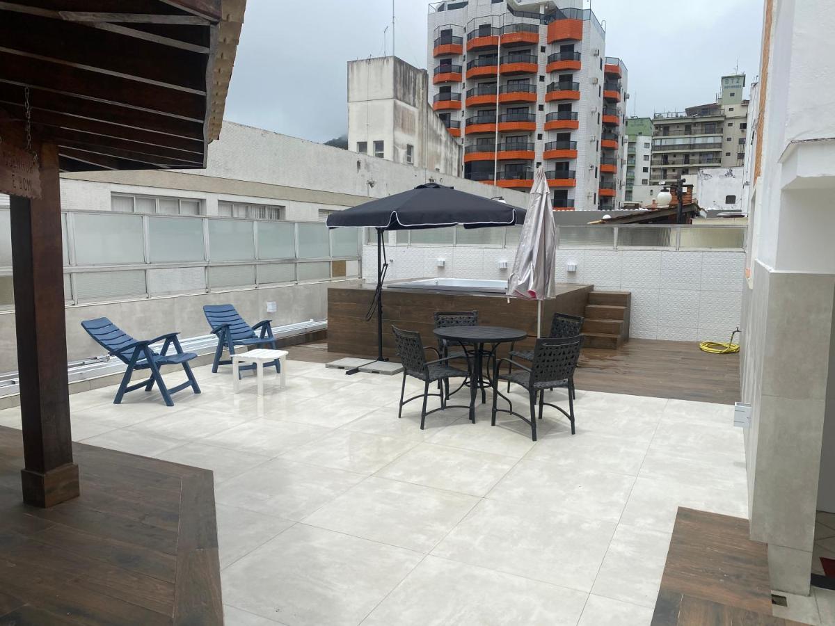 Cobertura Guaruja Apto Com Jacuzzi E Churrasqueira Dış mekan fotoğraf