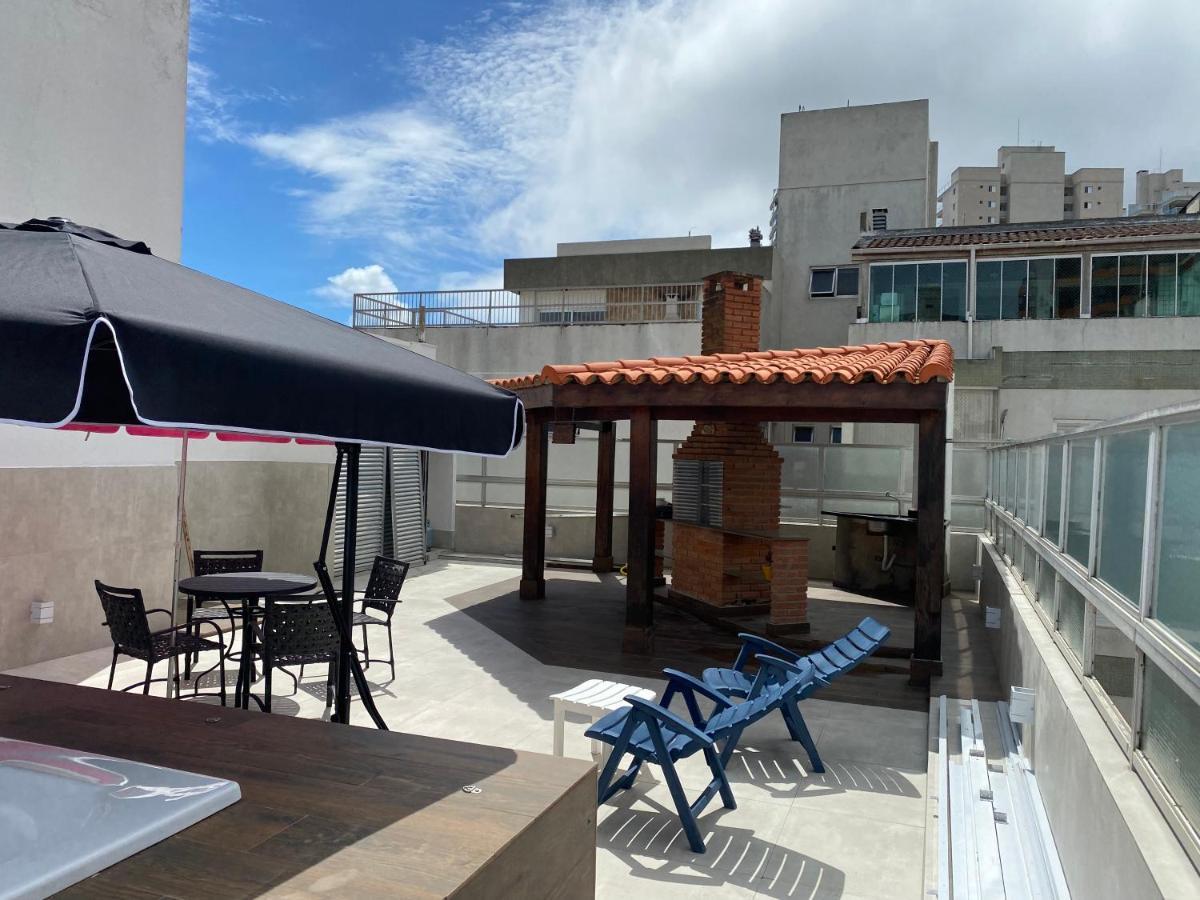 Cobertura Guaruja Apto Com Jacuzzi E Churrasqueira Dış mekan fotoğraf